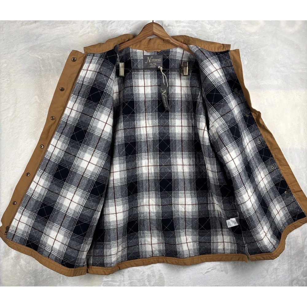 Natural Reflections Jacket Womens XXL Utility‎ Quilted Flannel Lined Canvas Barn - Picture 13 of 16